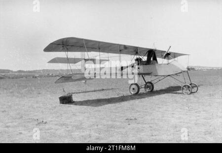 Knatchbull M (capt the Hon) Collection No. 3 Squadron R. N. A. S. A Voisin Aeroplane: Imbros, Gallipoli, August 1915. Stock Photo