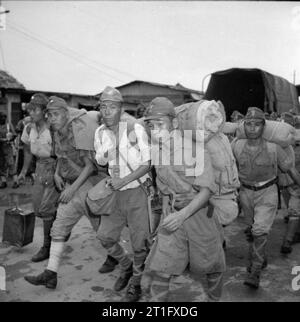 The British Reoccupation of Burma Japanese prisoners of war from a camp ...