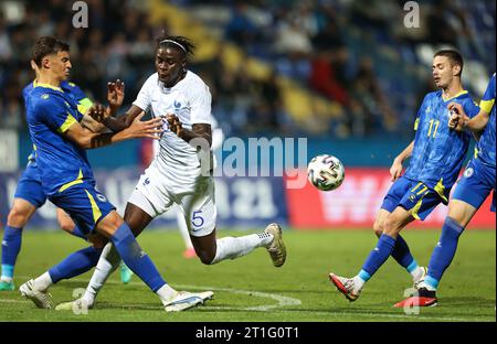 Sarajevo, Bosnia And Herzegovina. 13th Oct, 2023. Lesley Ugochukwu of France in action during the U21 EURO Qualification Group H match between Bosnia and Herzegovina and France at Grbavica Stadium in Sarajevo, Bosnia and Herzegovina, on October 13, 2023. Photo: Armin Durgut/PIXSELL Credit: Pixsell/Alamy Live News Stock Photo