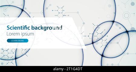 Abstract  technology hexagonal background. Connection structure. Science style.Vector illustration Stock Vector