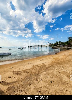 Armação Beach in Búzios in Rio de Janeiro, Brazil. Stock Photo