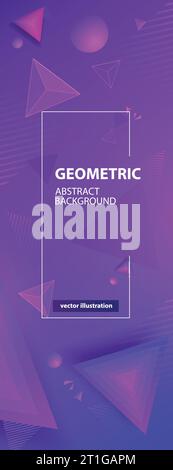 Abstract colorful geometric background. Vector illustration Stock Vector