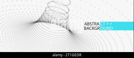 Perspective grid background. Technology(science) style. Vector Illustration. Stock Vector