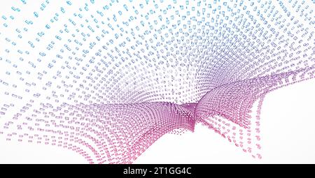 Perspective grid background. Technology(science) style. Vector Illustration. Stock Vector