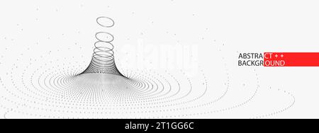 Perspective grid background. Technology(science) style. Vector Illustration. Stock Vector