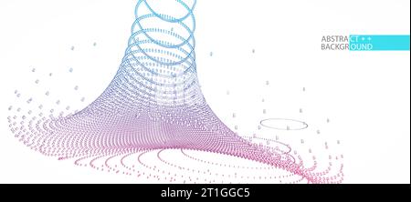Perspective grid background. Technology(science) style. Vector Illustration. Stock Vector