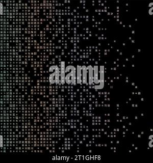 Amazing matrix background in soft pastel colors. Grid of random Tibetan ...