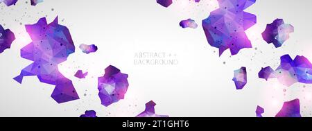 Triangle pattern shape for wallpaper. Illustration low poly, polygonal design. Vector Stock Vector