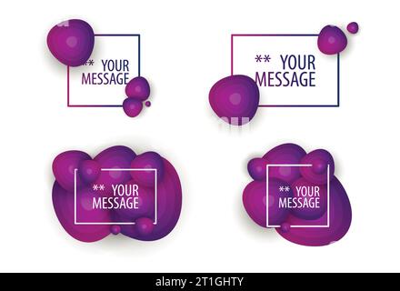 Abstract colorful geometric background. Web banner. Stock Vector