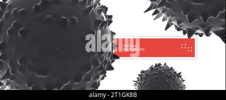 Modern science and technology background. Abstract sphere. Stock Vector