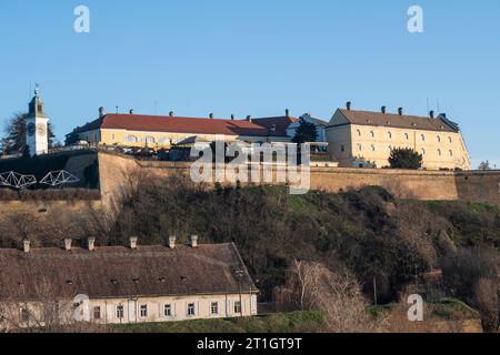 Novi Sad: Petrovaradin Fortress. Serbia Stock Photo