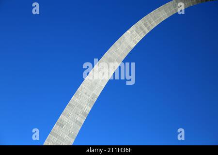 The part of arch - Gateway Arch, St Louis, Missouri Stock Photo