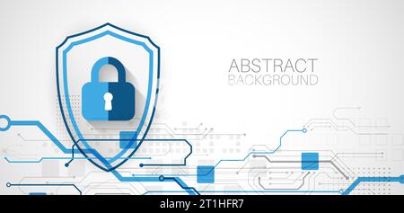 Protection concept. Protect mechanism, system privacy. Stock Vector