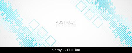 Abstract background with squares. Structure pattern technology backdrop. Vector Stock Vector