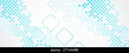Abstract background with squares. Structure pattern technology backdrop. Vector Stock Vector