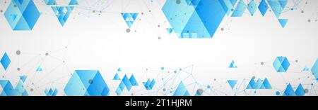 Abstract vector background with plexus effect. Stock Vector