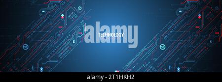 Abstract technology concept. Computer code background. Vector illustration Stock Vector