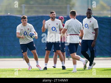 England's Henry Arundell during a training session at the Stade Georges-Carcassonne in Aix-en-Provence, France. Picture date: Saturday October 14, 2023. Stock Photo