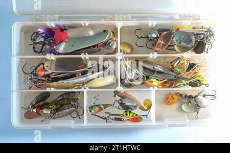 Artificial lures for fishing for predatory fish and a fishing reel