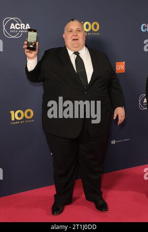 Sydney, Australia. 14th October 2023. Tbc attends the 34th annual Australian Commercial Radio & Audio (ACRA) Awards, celebrating 100 years and the best of Australian commercial radio at the International Convention Centre, Darling Harbour, Sydney. Credit: Richard Milnes/Alamy Live News Stock Photo