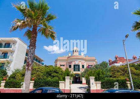 Hotel Villa La Meridiana near the seafront in Santa Maria di Leuca, a coastal village on the southernmost tip of the Salento peninsula in south Italy Stock Photo