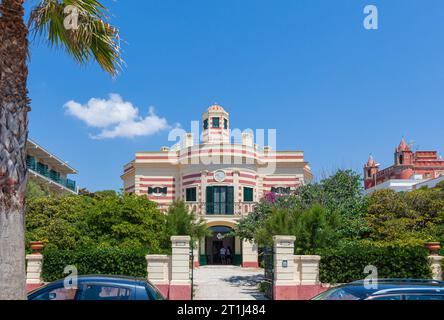 Hotel Villa La Meridiana near the seafront in Santa Maria di Leuca, a coastal village on the southernmost tip of the Salento peninsula in south Italy Stock Photo