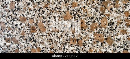 Granite surface texture for background, detail of the polished beige granite texture Stock Photo