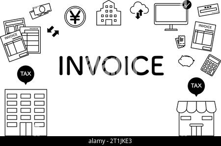 Invoice System Image Illustration of Invoice and Qualified Invoice ...