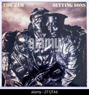 The jam setting sons album cover hi-res stock photography and