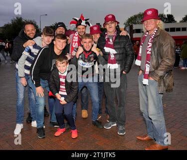 Manchester, UK. 14th Oct, 2023. Wigan Warriors fans before the Betfred Super League Grand Final match Wigan Warriors vs Catalans Dragons at Old Trafford, Manchester, United Kingdom, 14th October 2023 (Photo by Steve Flynn/News Images) in Manchester, United Kingdom on 10/14/2023. (Photo by Steve Flynn/News Images/Sipa USA) Credit: Sipa USA/Alamy Live News Stock Photo
