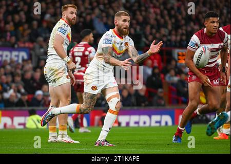 Sam Tomkins #29 of Catalans Dragons during the Betfred Super League Grand Final match Wigan Warriors vs Catalans Dragons at Old Trafford, Manchester, United Kingdom, 14th October 2023 (Photo by Craig Cresswell/News Images) in, on 10/14/2023. (Photo by Craig Cresswell/News Images/Sipa USA) Credit: Sipa USA/Alamy Live News Stock Photo