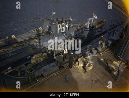 On Board the Submarine Depot Ship HMS Forth, Holy Loch, Scotland, 1942