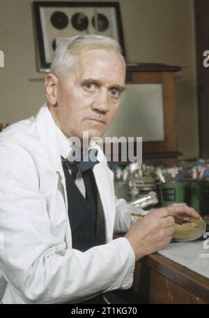 Alexander Fleming, Synthetic Production of Penicillin Professor ...