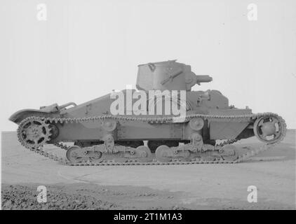 British Tanks and Armoured Fighting Vehicles 1939-45 Infantry Tank Mk I Matilda (A11). Stock Photo