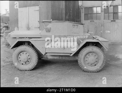 Tanks and Afvs of the British Army 1939-45 Daimler Mk I scout car Stock Photo