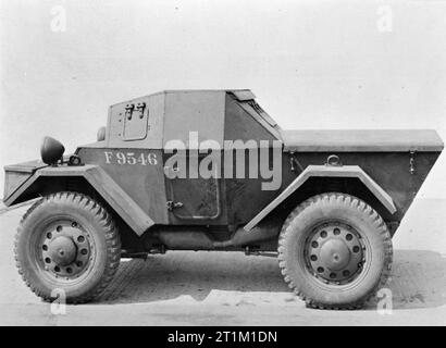 Tanks and Afvs of the British Army 1939-45 Daimler Mk I scout car Stock Photo