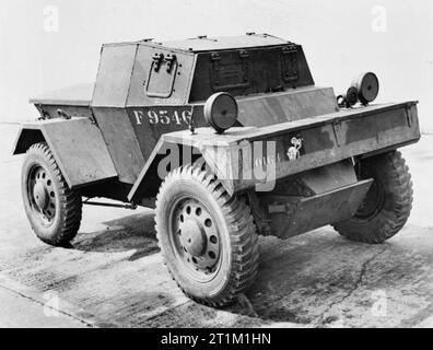 Tanks and Afvs of the British Army 1939-45 Daimler Mk I scout car Stock Photo