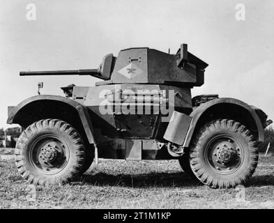 Tanks and Afvs of the British Army 1939-45 Daimler Mk I armoured car Stock Photo