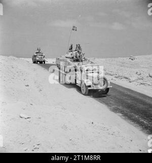 A British Crusader tank in the North African desert during WW11 Stock ...