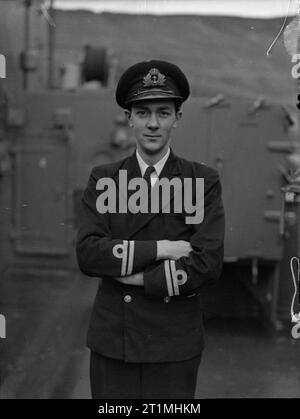 Portraits of Submarine Captains and First Lieutenants. 6 February 1943, Holy Loch. Lieutenant J M Mitchell, RN. Stock Photo