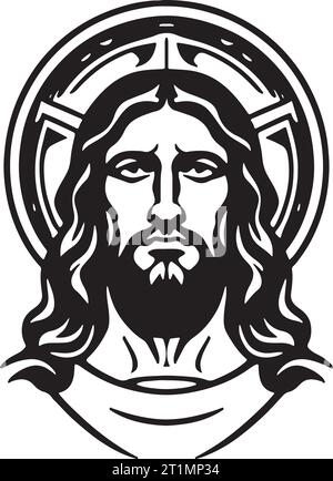 Fantastical lovely vector art Holy Christ emblem Stock Vector