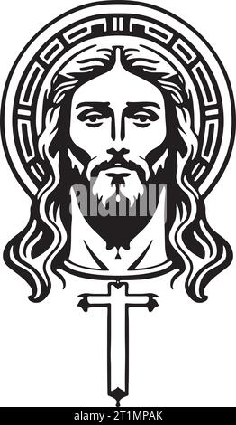 Fantastic and lovely Jesus Christ vector art Stock Vector Image & Art ...