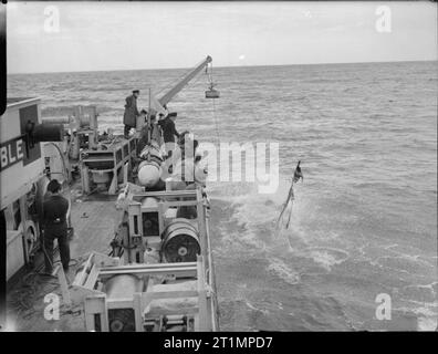 British Algerine class minesweeper HMS Acute Stock Photo Alamy