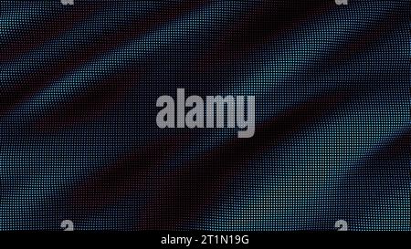 waves of colorful points. Digital data splash of point array. Futuristic smooth glitch UI element Stock Vector