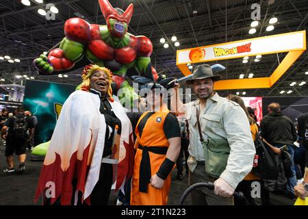 New York, United States. 14th Oct, 2023. General view of participants during New York Comic Con 2023 - Day 3 at the Javits Center on October 14, 2023 in New York City. The 2023 edition of New York Comic a New York and is being held at the Javits Center for four days. Some 200,000 people are expected at the Javits Center this weekend. (Photo by Deccio Serrano/NurPhoto) Credit: NurPhoto SRL/Alamy Live News Stock Photo