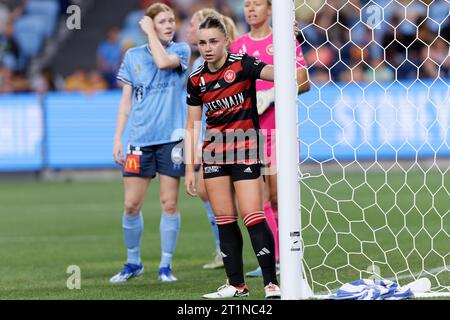 Sydney, Australia. 14th Oct, 2023. Amy Chessari of the Wanderers looks on during the Liberty A-League Rd1 between Sydney FC and Western Sydney Wanderers at Allianz Stadium on October 14, 2023 in Sydney, Australia Credit: IOIO IMAGES/Alamy Live News Stock Photo