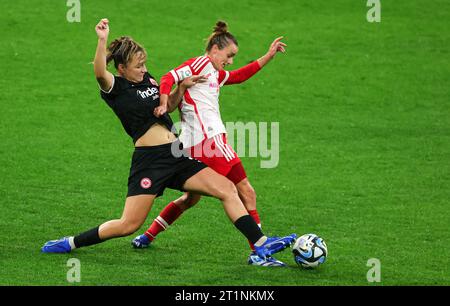 Tanja Pawollek Of Eintracht Frankfurt Lina Magull Of FC Bayern Muenchen ...