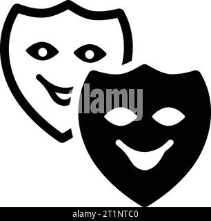 Dissemble, playact, pretend icon. using in commercial purposes, print ...