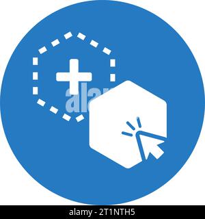 Drag and drop icon - Perfect use for print media, web, stock images, commercial use or any kind of design project. Stock Vector