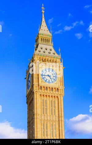 London, England, UK. The Big Ben clock tower. Stock Photo